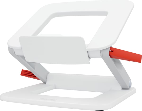Leitz Ergo -bærbar computerstativ, hvid