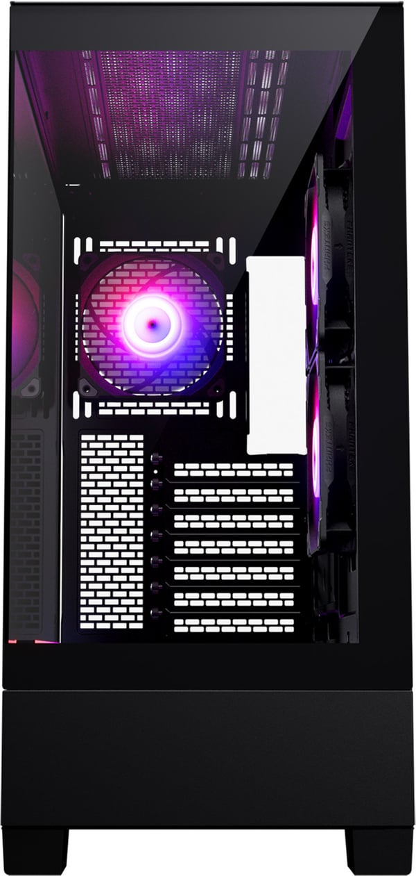 Phanteks XT View Mid Tower -ATX-chassis med vindue, sort