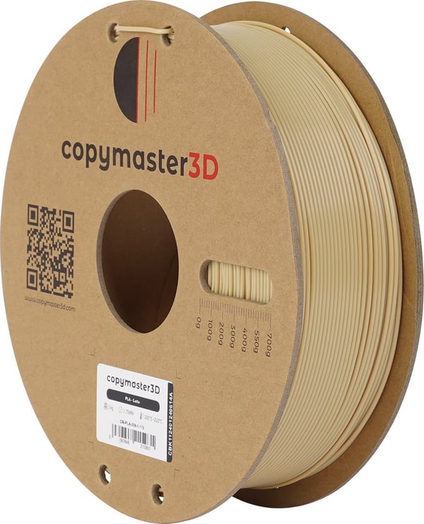 Copymaster3D PLA-filament til 3D-printere, 1,75 mm, lysbrun