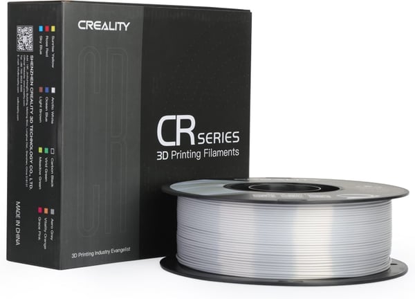 Creality CR-PLA Silk -filament til 3D-printere, 1,75 mm, sølv
