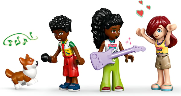 LEGO Friends 42653 - Musikaffär och bostad