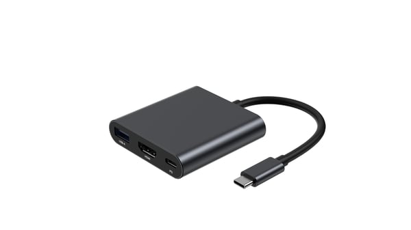 Fuj:tech 3-i-1 USB-C-hubb 100 W PD