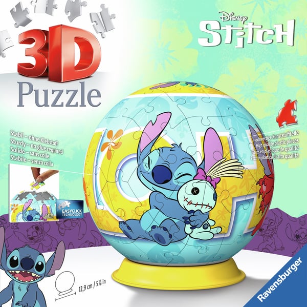 Ravensburger Disney Stitch 3D Pussel, 73 bitar