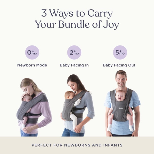 Ergobaby Embrace Soft Air Mesh bärsele, grå