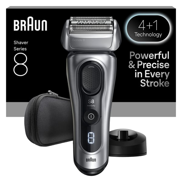 Braun Series 8, 8617S -Wet&Dry -SensoAdapt rakapparat med SmartCare-station
