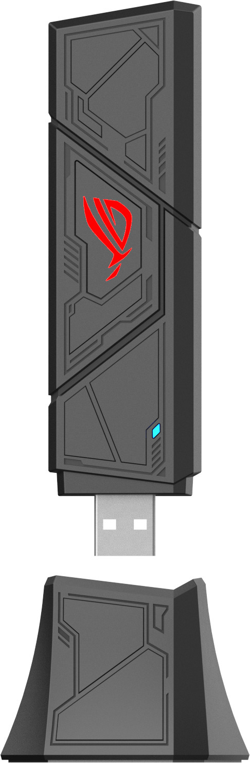 ASUS ROG USB-BE92 Wi-Fi 7 BE6500 Tri-Band USB-adapter