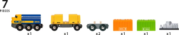 BRIO World 33982 - Vare- og 3 vogne