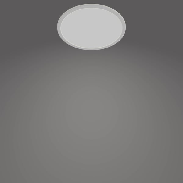 Philips Superslim CL550 -taklampe, rund, hvid, 1500 lm, 4000K