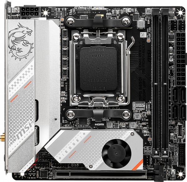 MSI MPG B650I EDGE WIFI AM5 mITX - bundkort
