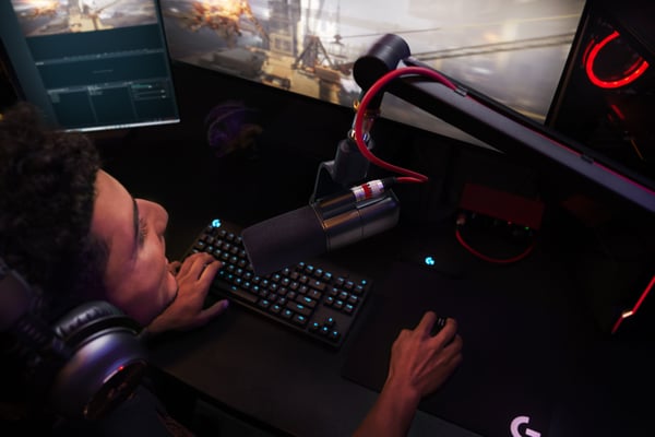 Logitech G Yeti Studio mikrofon, sort