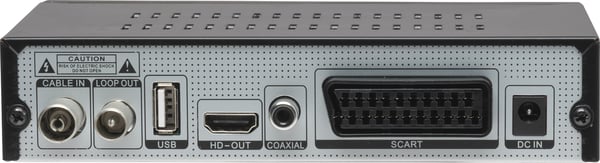 Denver DVBC-120 -digitalbox för kabelnätverk