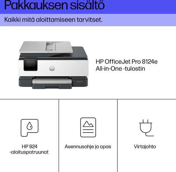 HP OfficeJet Pro 8124e All-in-One blækprinter