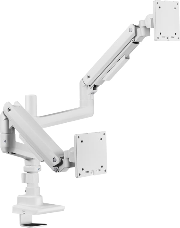 Mozi Infinity Line Dual -monitorstöds, vit