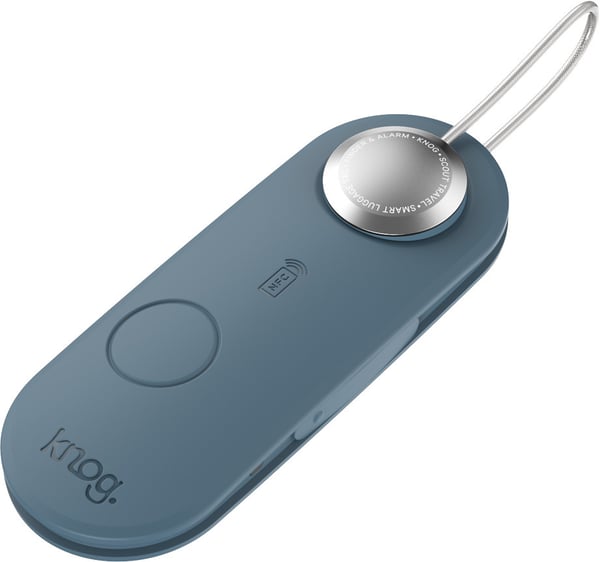 Knog Scout Travel tyverialarm og lokator, Apple iOS, blå