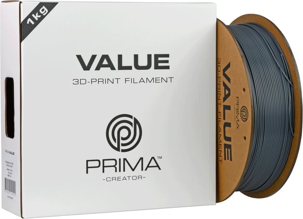 PrimaValue ABS-filament för 3D-skrivare, 1,75 mm, mörkgrå