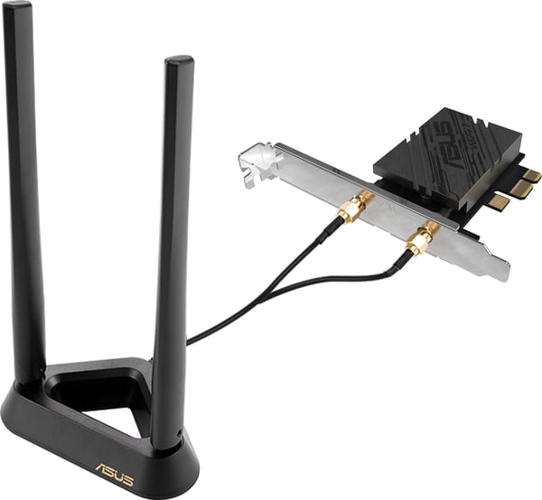 Asus PCE-BE92BT Tri-band PCI-E-WiFi 7-adapter och Bluetooth 5.4-adapter