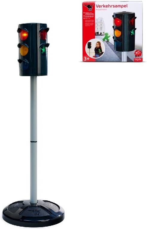 BIG Amplemann Trafikljus med ljus- och ljudfunktion