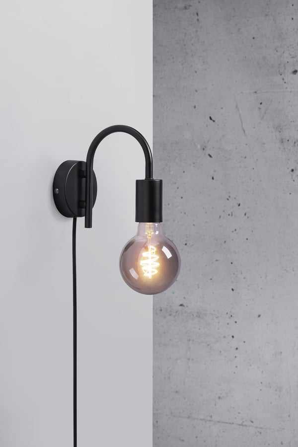 Nordlux Paco vägglampa, svart