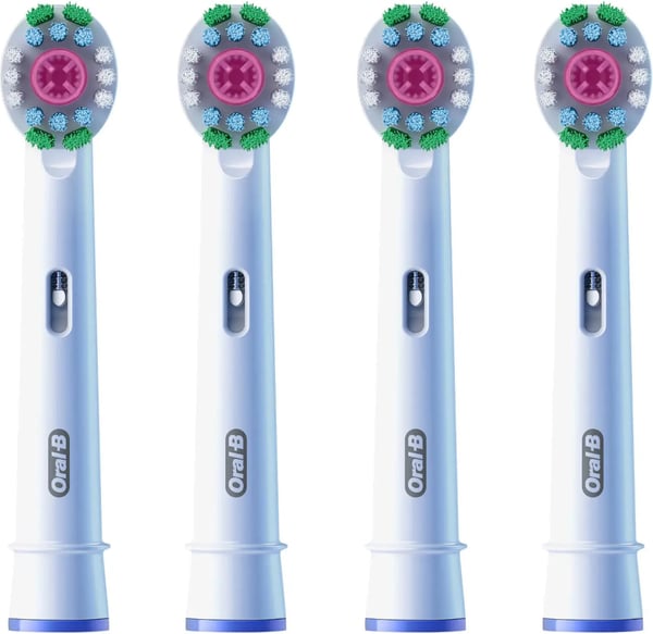 Oral-B Pro 3D White -ersättningsborstar, 4 st