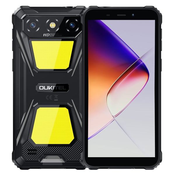 Oukitel G5 telefon, 256/4 GB, svart