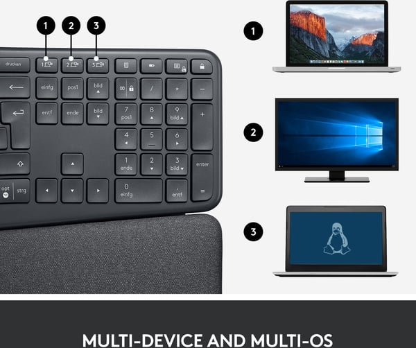 Logitech ERGO K860 -tangentbord