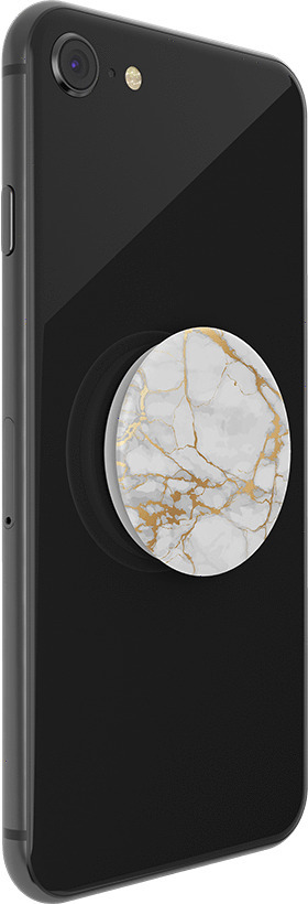 PopSockets PopGrip -hållare, Guld Lutz Marble
