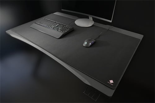 Deltaco Gaming XXL musemåtte, 120 x 60 cm, sort