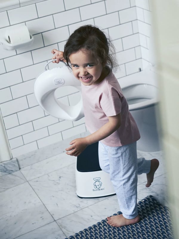 BabyBjörn WC-stol, hvid/grå