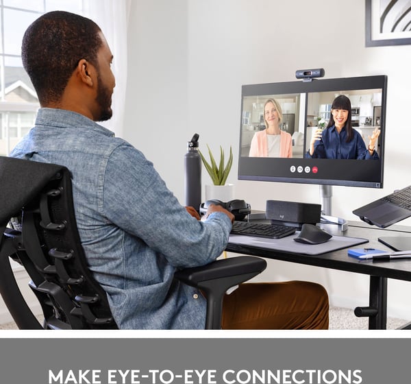 Logitech Brio 500 -webcam, sort
