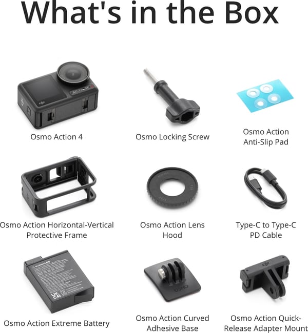 DJI Osmo Action 4 Standard Combo