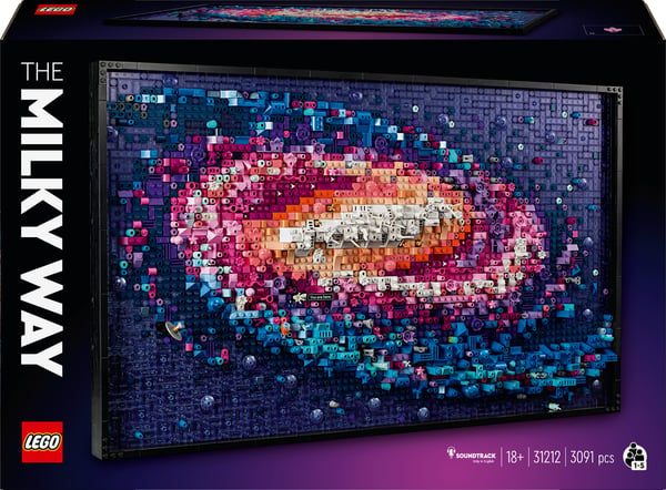 LEGO Art Vintergatans galax Väggkonstset 31212 LEGO Art Vintergatans galax Väggkonstset 31212