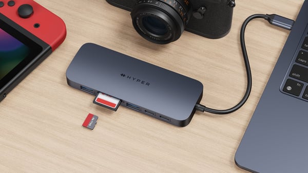 HyperDrive Next 10 Port USB-C Hub -adapter, blå