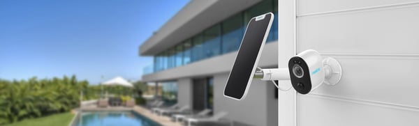 Reolink Argus 3 Pro, 5 MP overvågningskamera til indendørs og udendørs brug, hvid