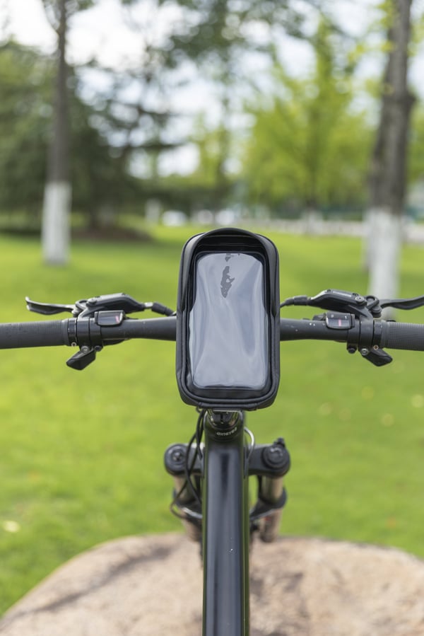 FoneKit-telefonväska för cykelstyre, svart