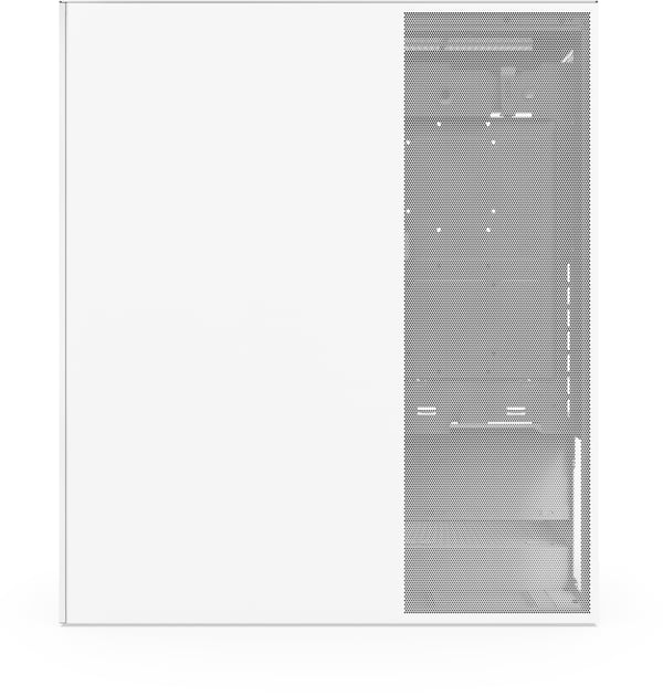 NZXT H7 Flow (2024) ATX-chassis med vindue, hvid