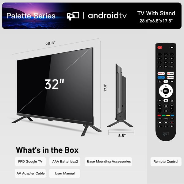 FPD 32" G500 – HD Ready LED Google TV