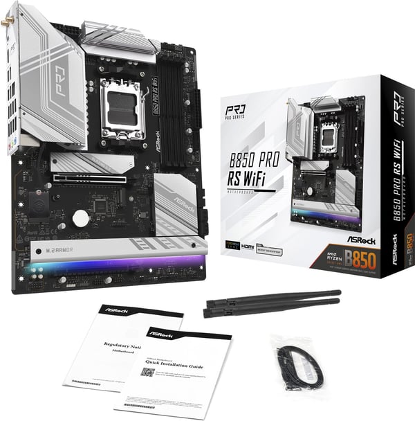 Asrock B850 Pro RS WiFi AMD AM5 ATX-moderkort
