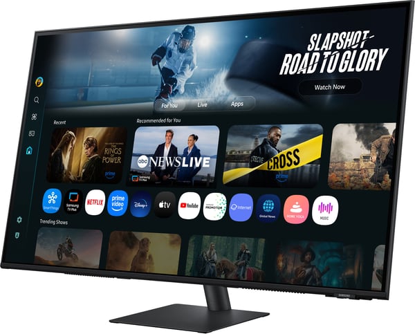Samsung Smart Monitor M7 (M70F) 43" 4K-skärm, svart