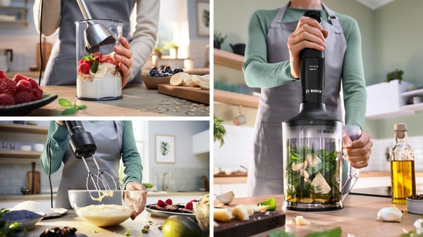 Bosch Serie 4 ErgoMaster MSM4B654 stavmixer, 1000 W, svart/antracit