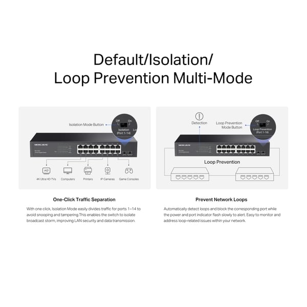 Mercusys MS116GS - 16-portars switch