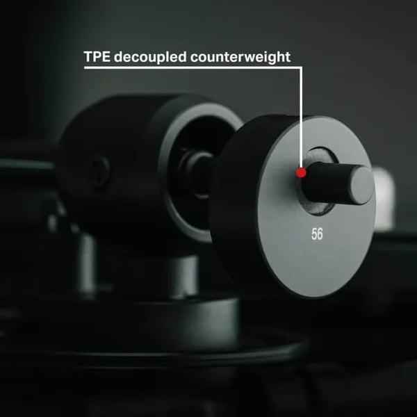 Pro-Ject E 1.2 skivspelare, valnöt