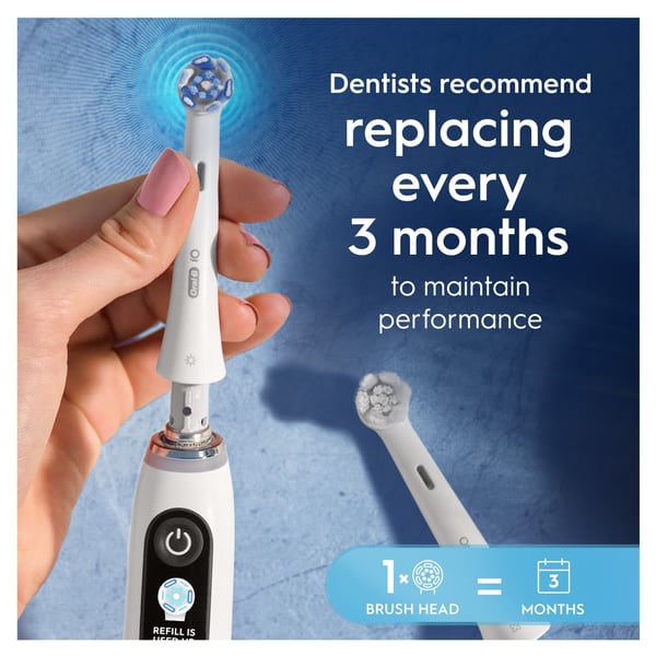 Oral-B iO Ultimate Clean utbytesborstar, vit, 2 st