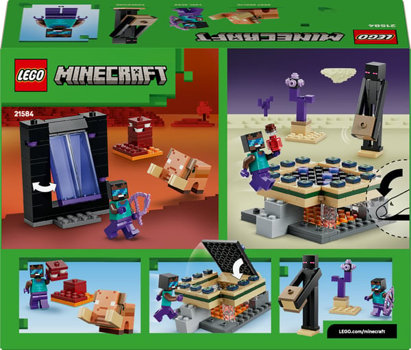 LEGO Minecraft 21584 Resa till Netherportalen och Endportalen