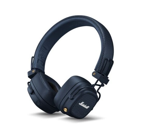 Marshall Major V -Bluetooth-hörlurar, Midnatt Blå