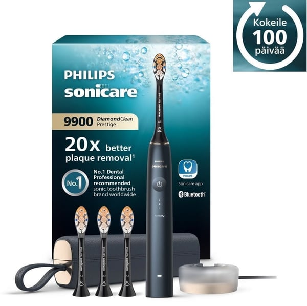 Philips Sonicare Diamond Clean 9900 Prestige HX9992/45 eltandborste, mörkblå