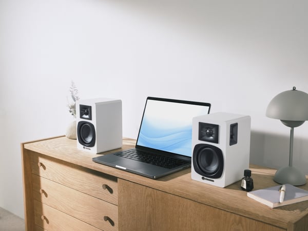 Audio-Technica SP3X aktiva högtalare, vit