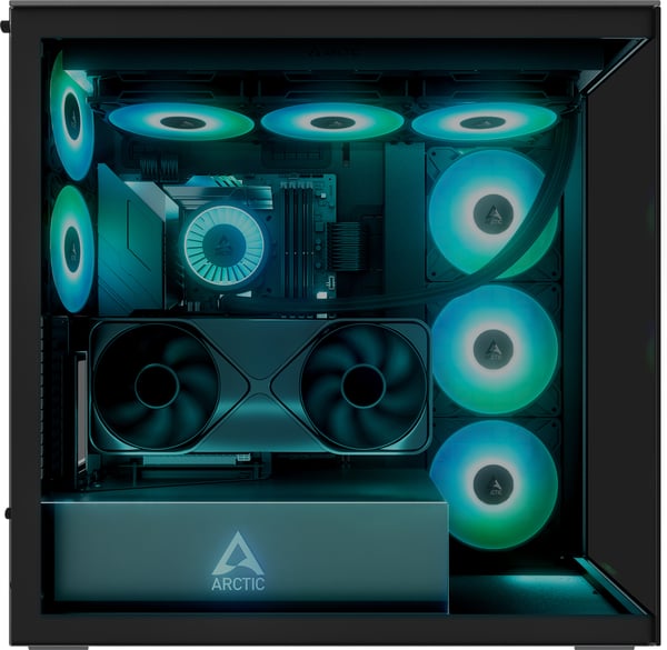 ARCTIC Xtender VG E-ATX-chassi, svart