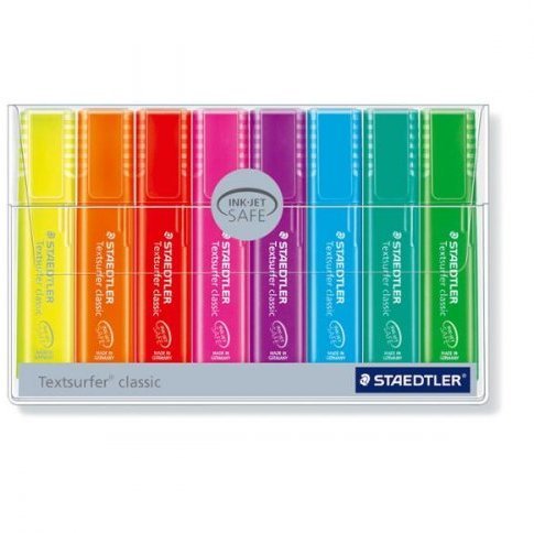 Staedtler Textsurfer Rainbow 364 markerpenna, 8 olika färger