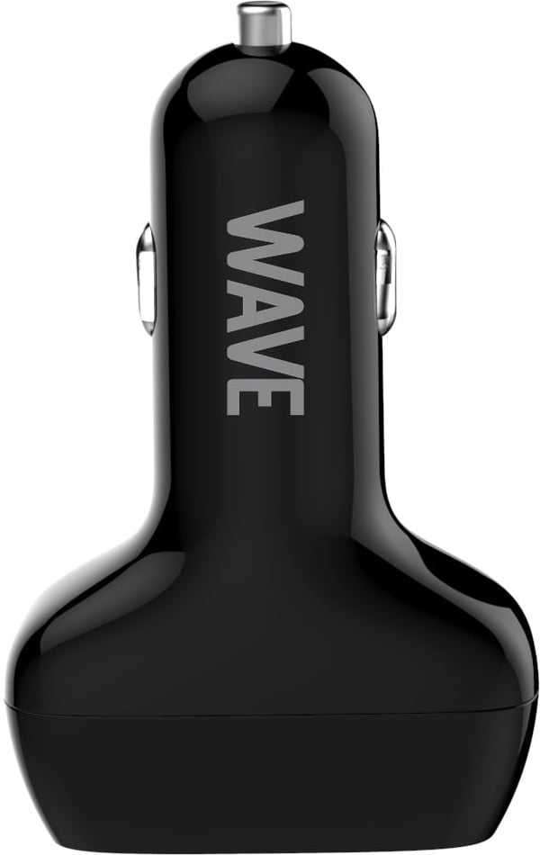 Wave USB-C + USB-A biloplader, 18W