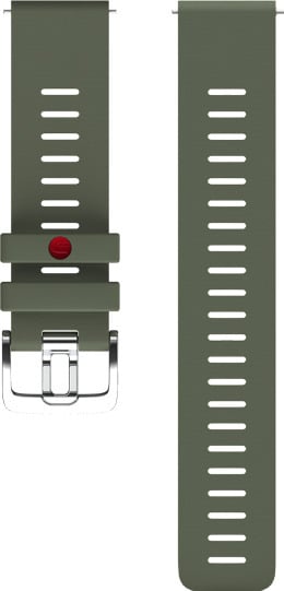 Polar silikonarmband 22 mm, grön, M/L